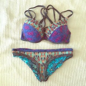 Maaji Rare dreams reversible bikini bottoms & top